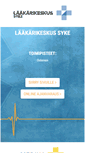 Mobile Screenshot of laakarikeskussyke.fi
